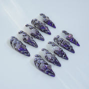 Galactic Bloom & Twilight Dew Nails