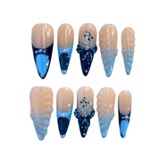Art - Deco Oceanic Allure Press - On Nails