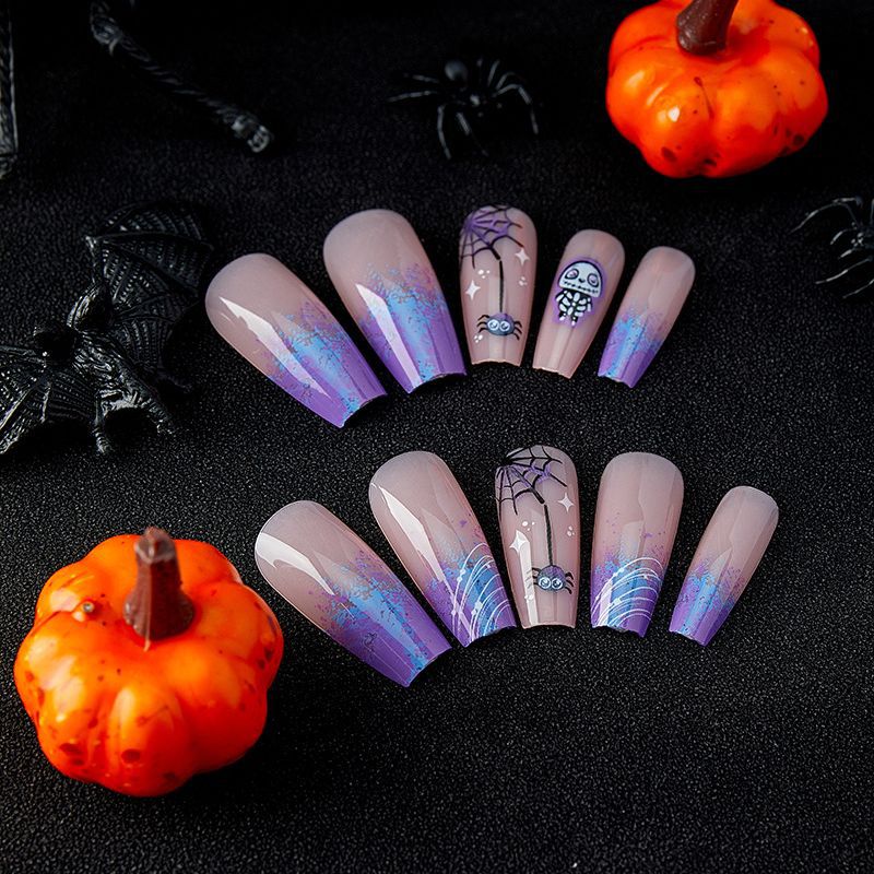 Halloween Spider Press-On Nails