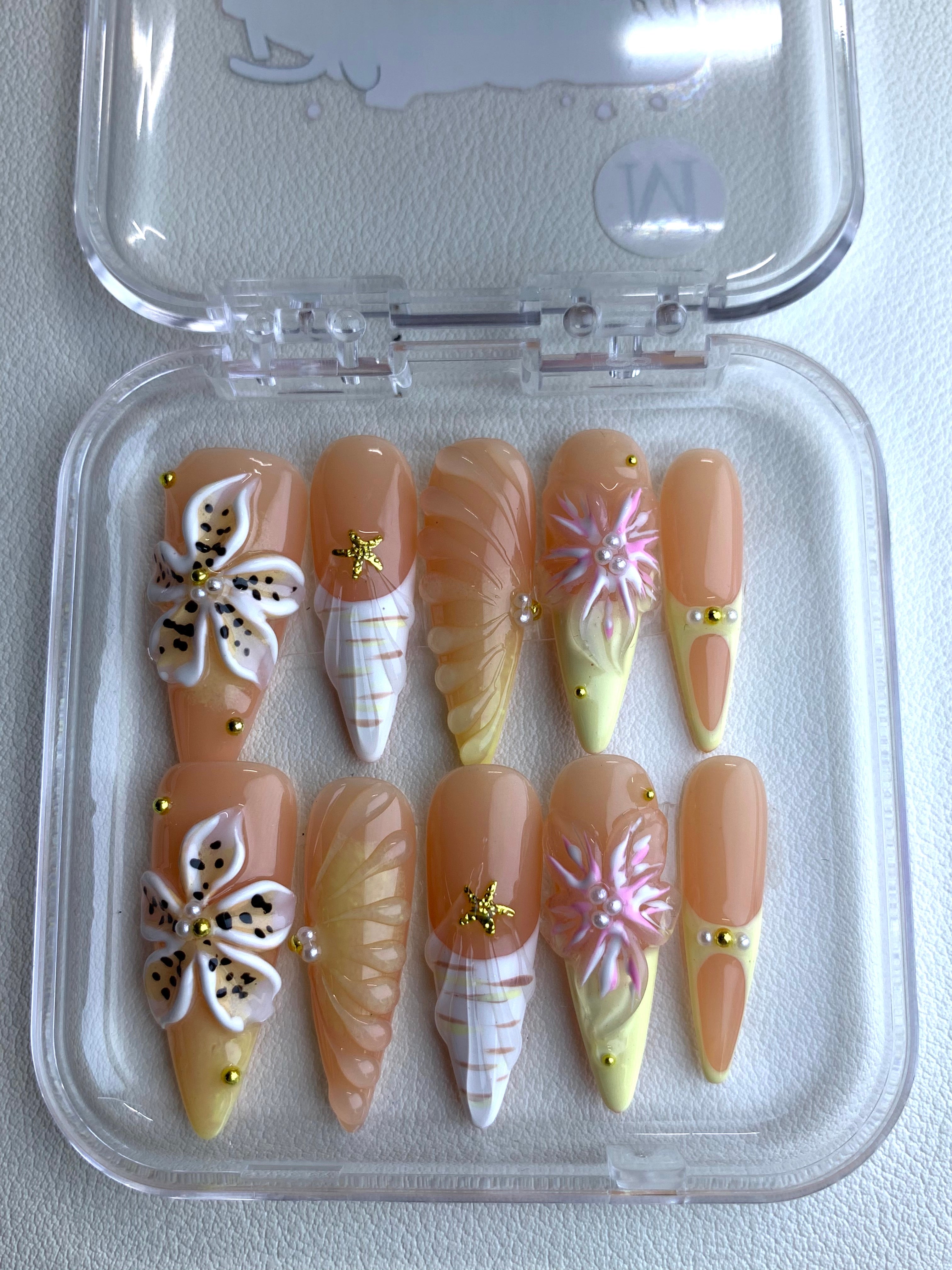 Whimsical Garden Bloom Nails41