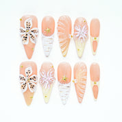Whimsical Garden Bloom Nails41