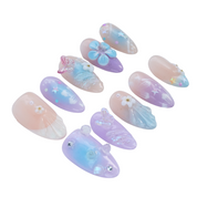 Dreamy Pastel Almond Nails