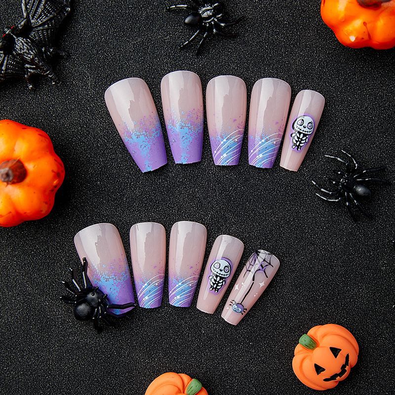 Halloween Spider Press-On Nails