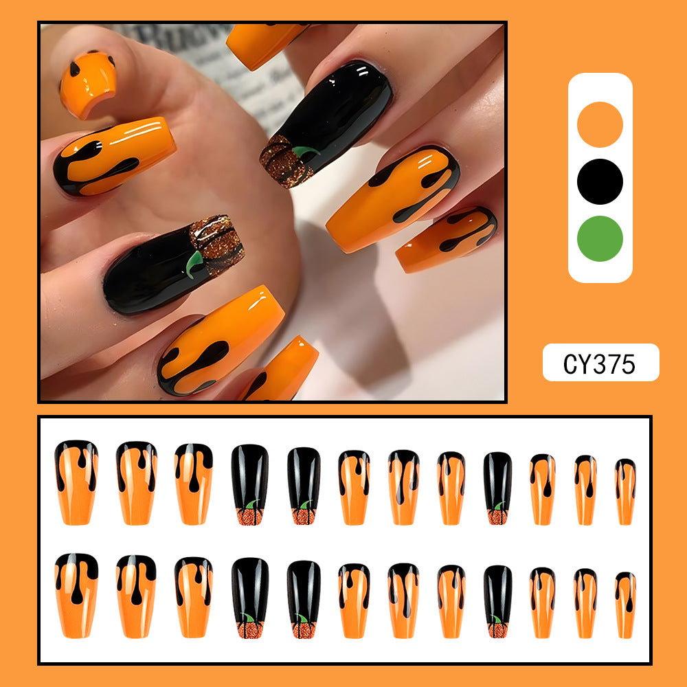 Halloween Spider Press-On Nails