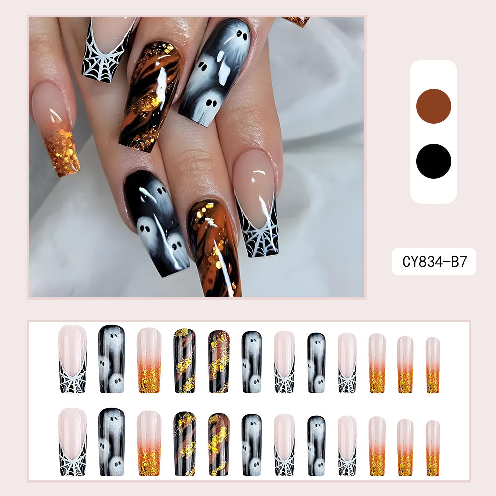 Halloween Spider Press-On Nails