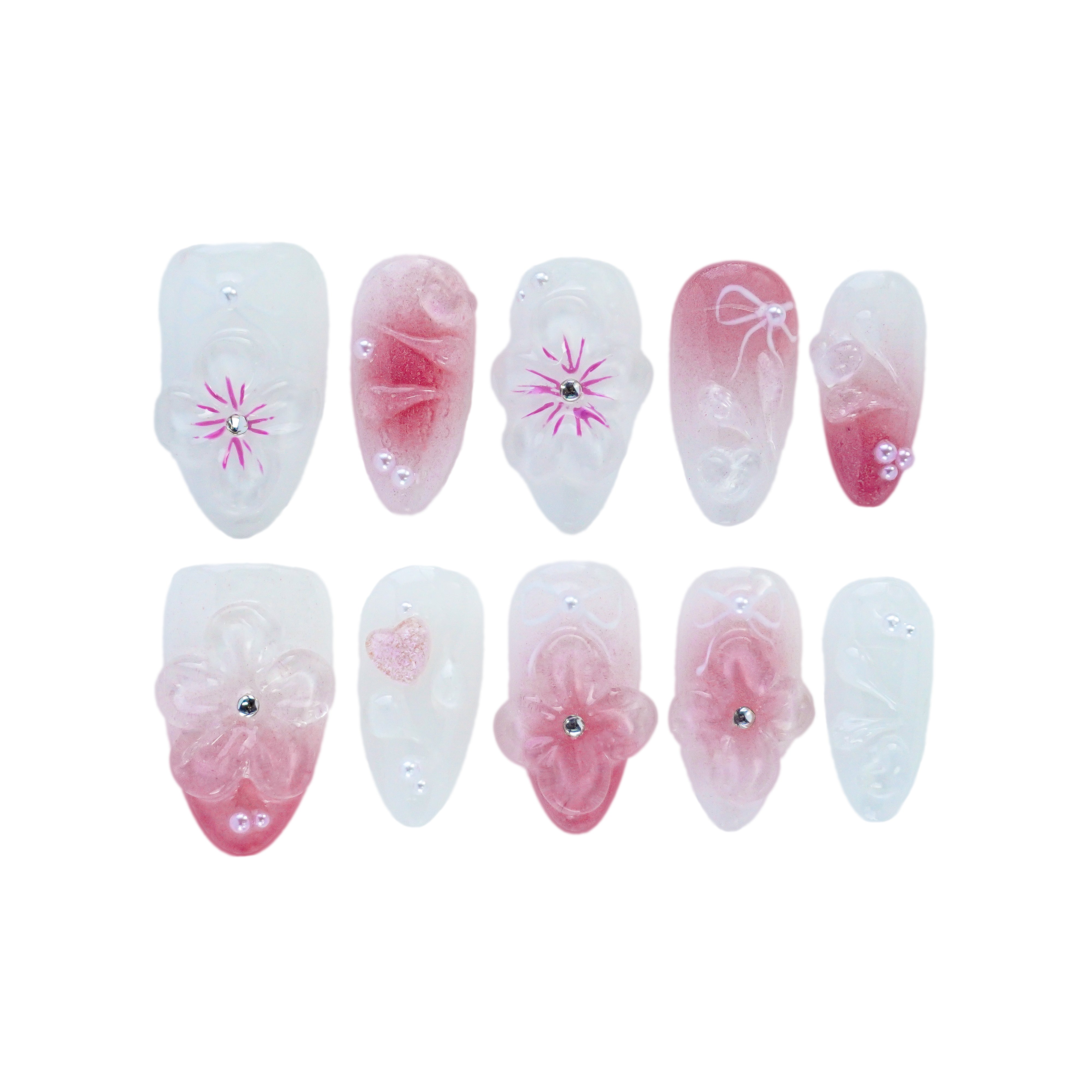 Ethereal Romance Bloom Nails