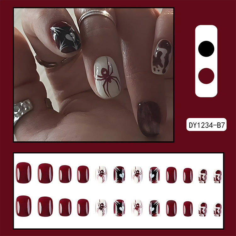 Halloween Spider Press-On Nails