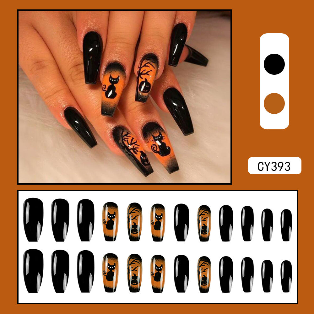 Halloween Spider Press-On Nails