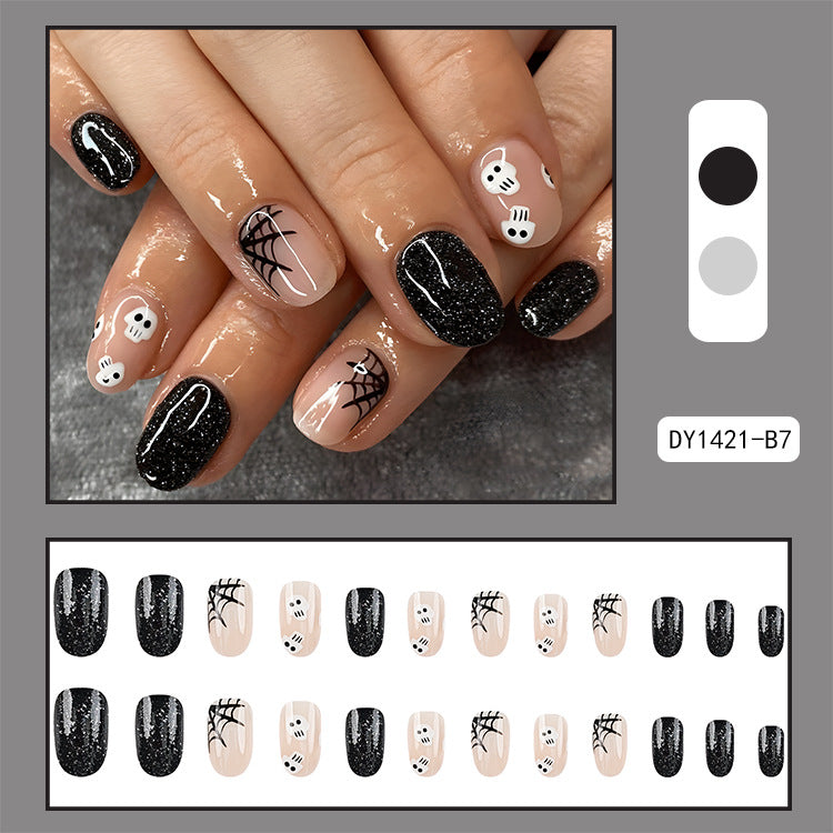 Halloween Spider Press-On Nails