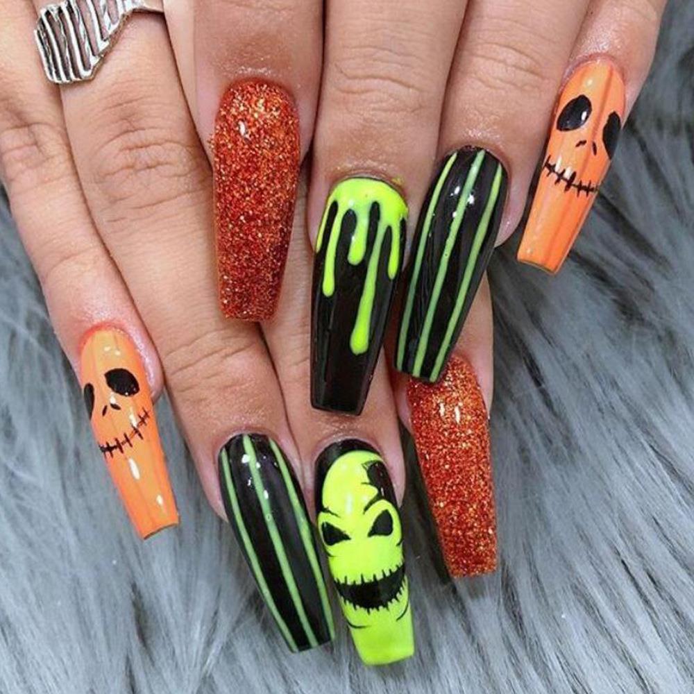 Halloween Spider Press-On Nails