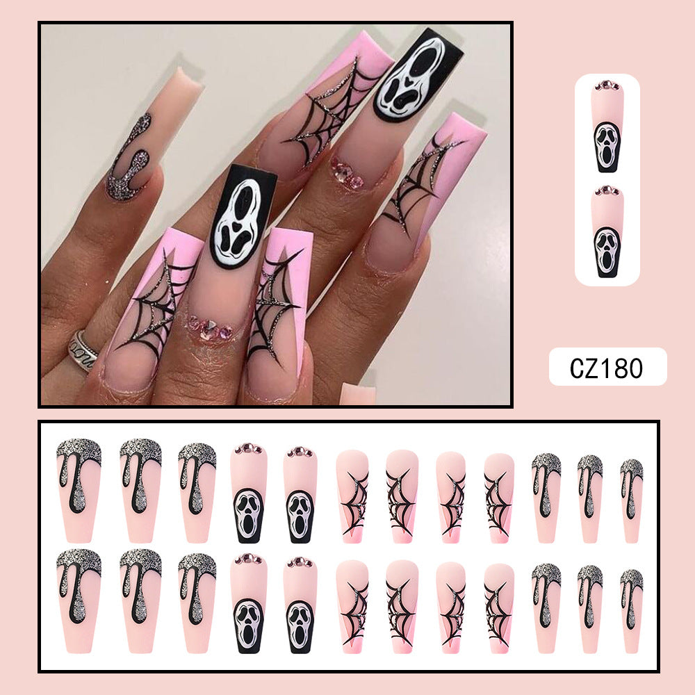 Halloween Spider Press-On Nails