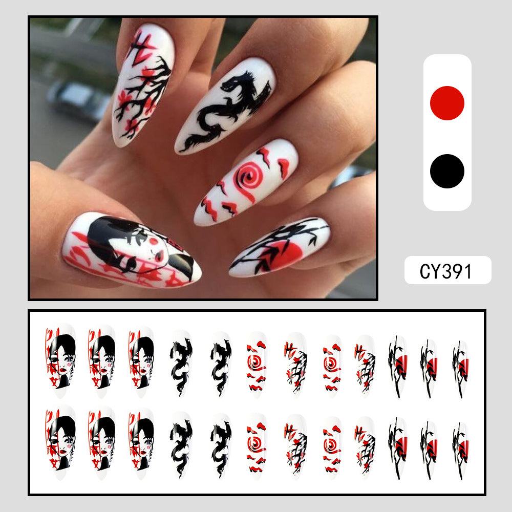 Halloween Spider Press-On Nails