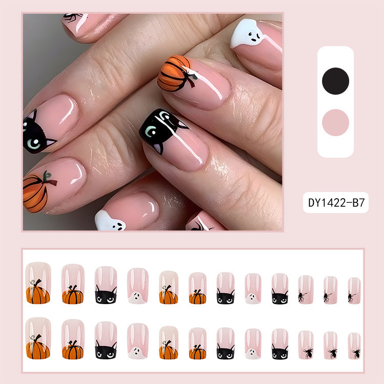 Halloween Spider Press-On Nails