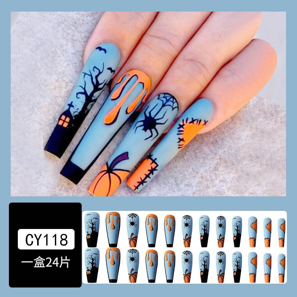 Halloween Spider Press-On Nails