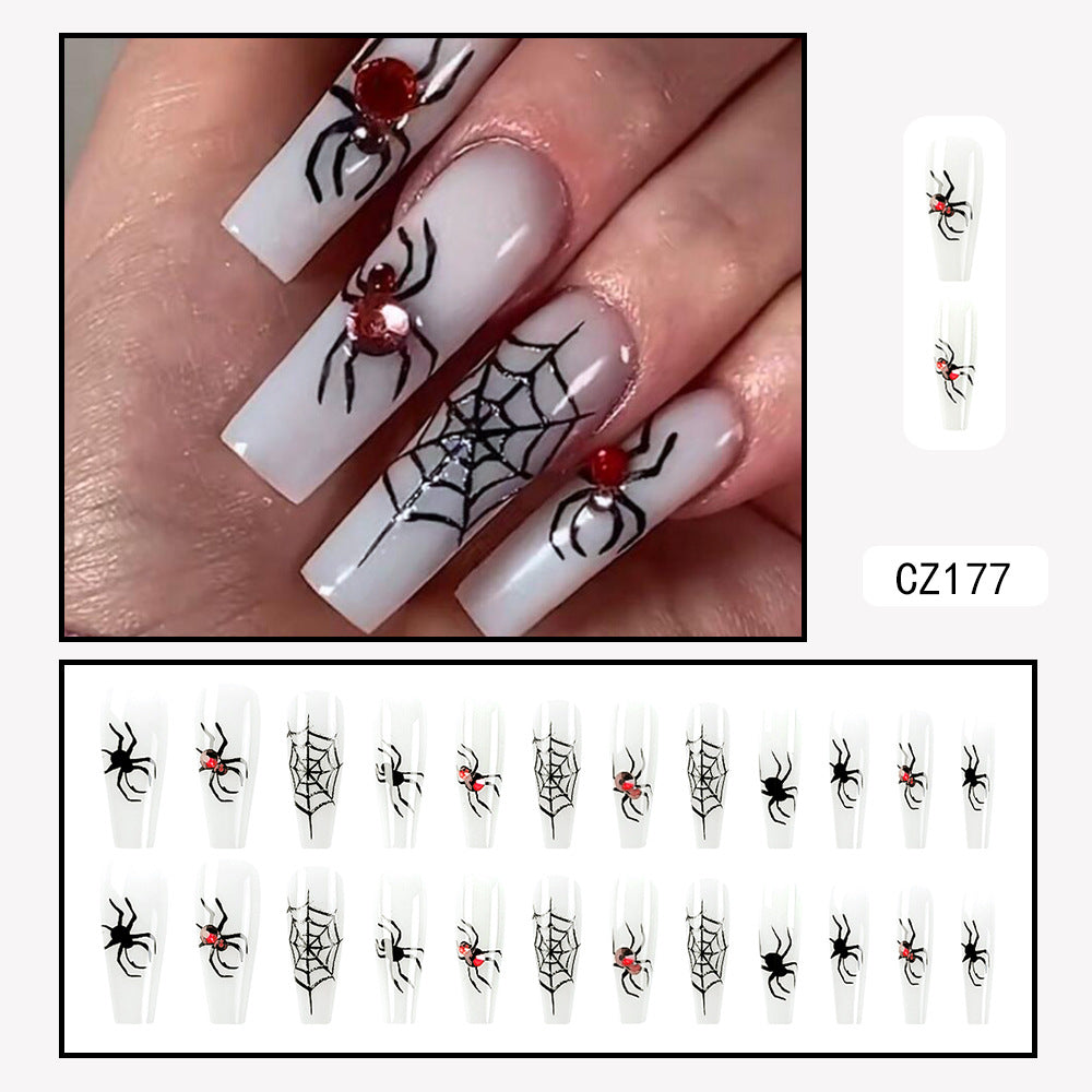 Halloween Spider Press-On Nails