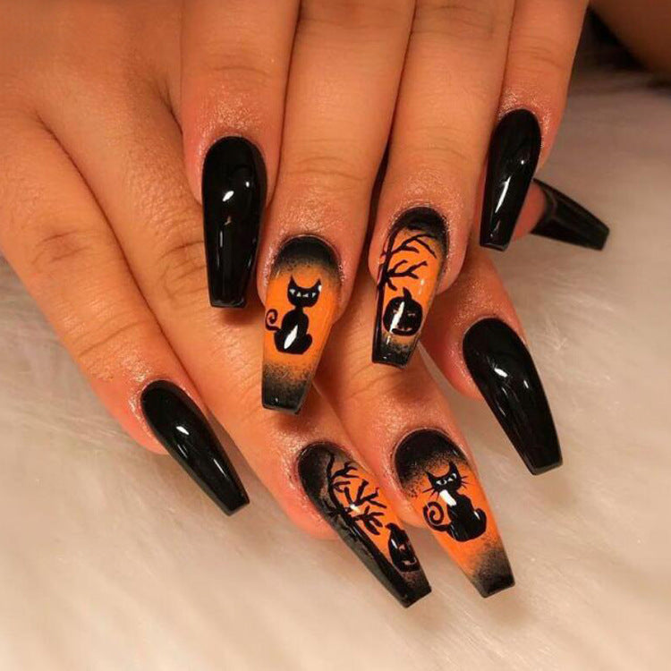 Halloween Spider Press-On Nails