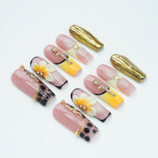 Dark Academia Wings Nails