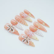 Whimsical Garden Bloom Nails41