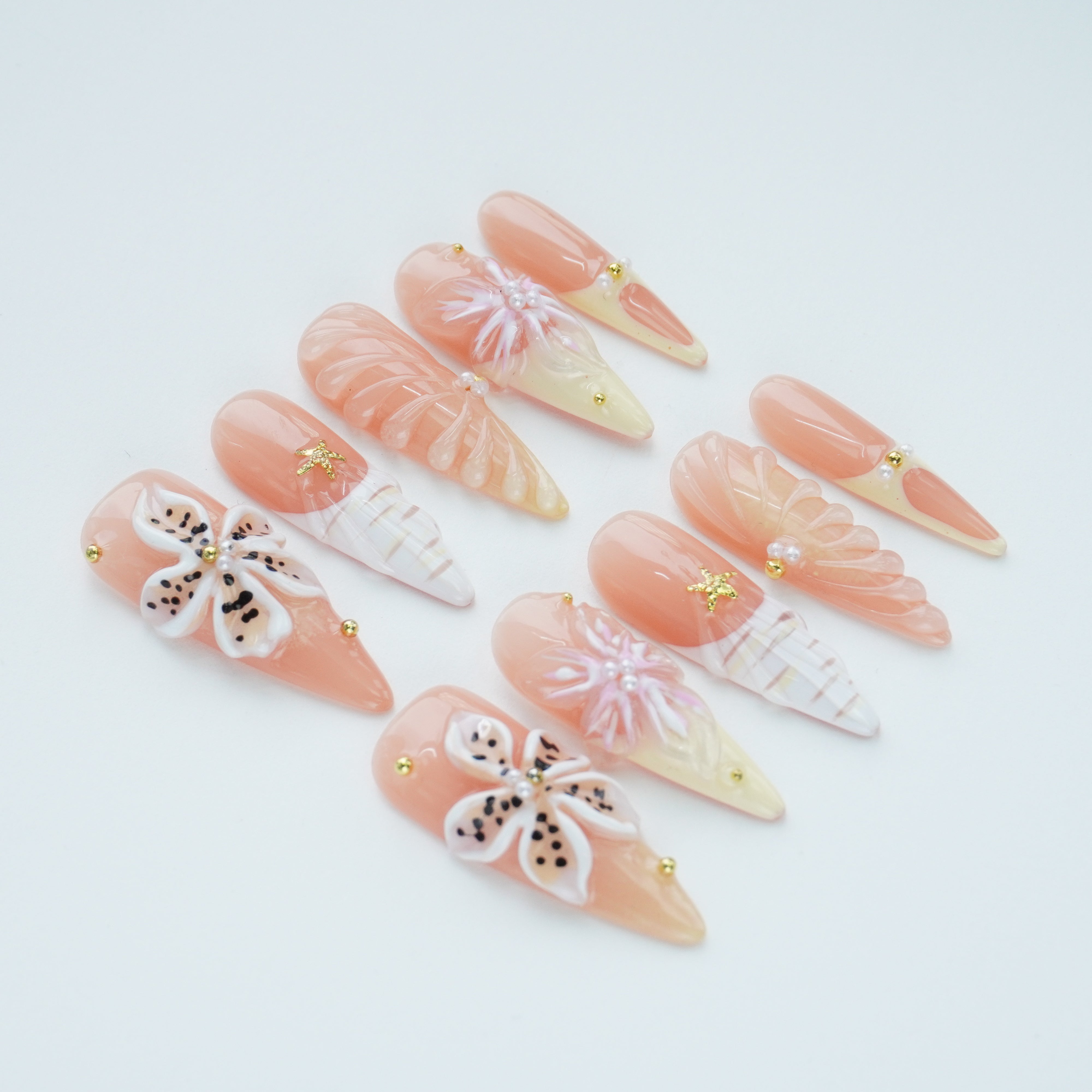 Whimsical Garden Bloom Nails41