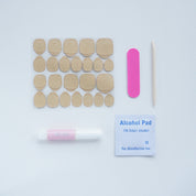 Art - Deco Oceanic Allure Press - On Nails