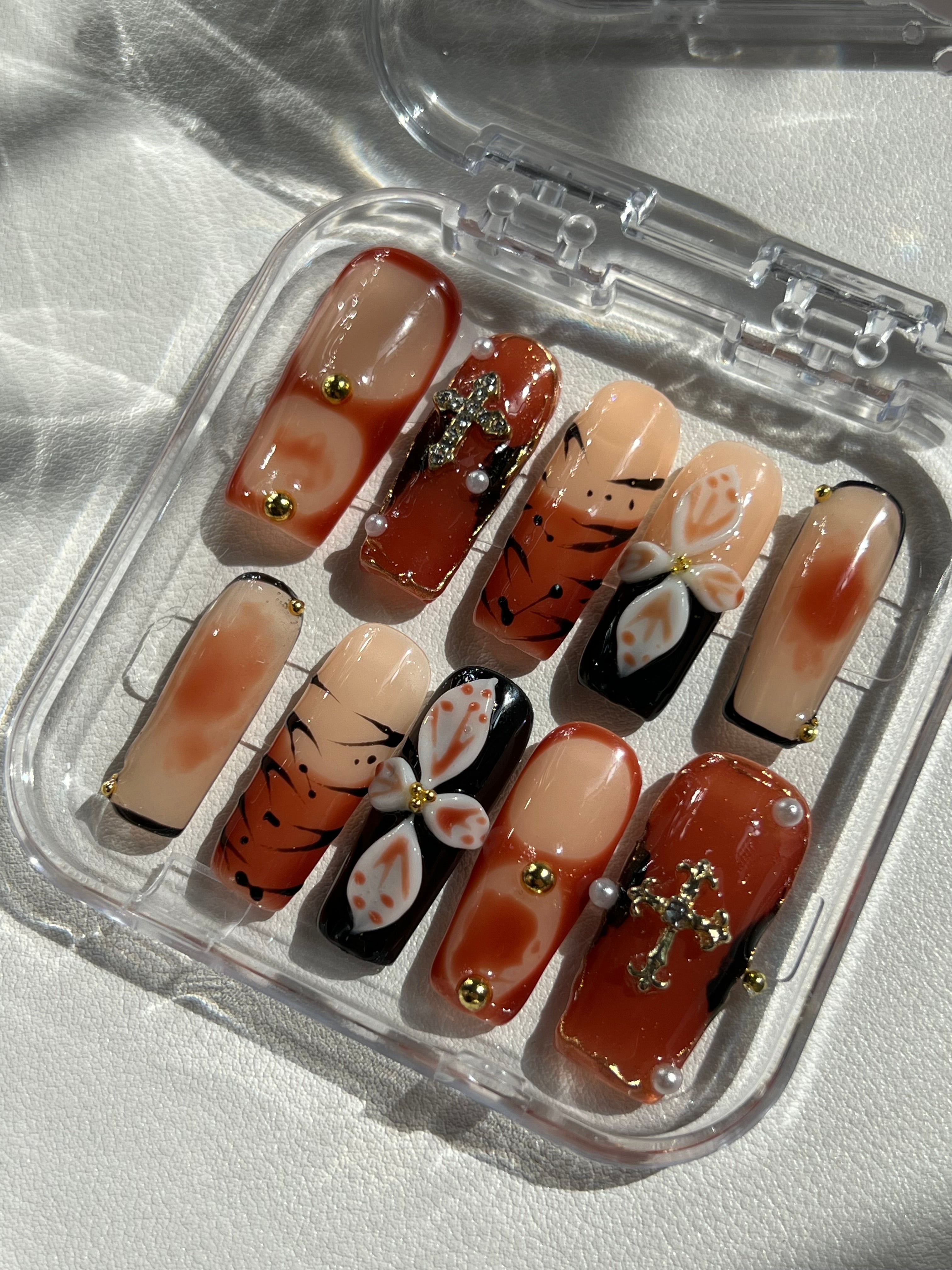 Artistic Terracotta Nails