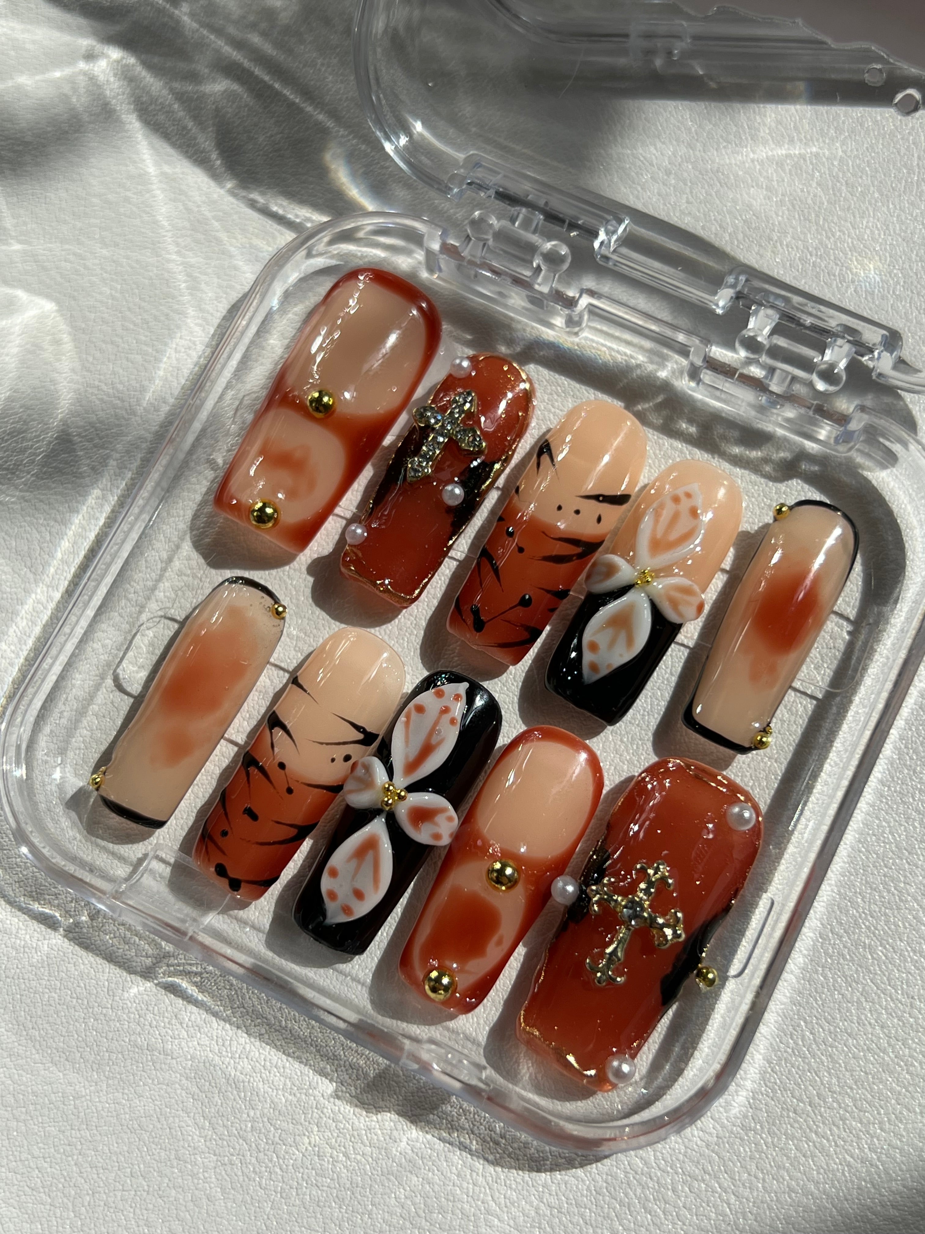 Artistic Terracotta Nails