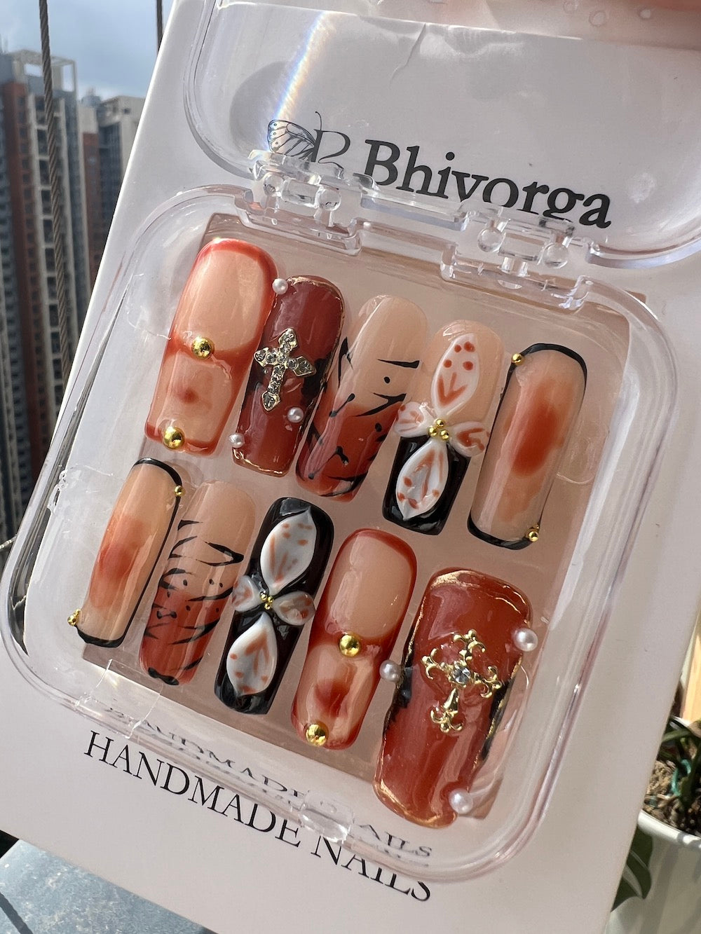 Artistic Terracotta Nails