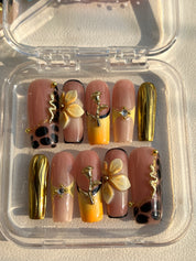 Dark Academia Wings Nails