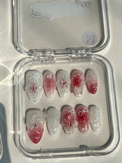 Ethereal Romance Bloom Nails