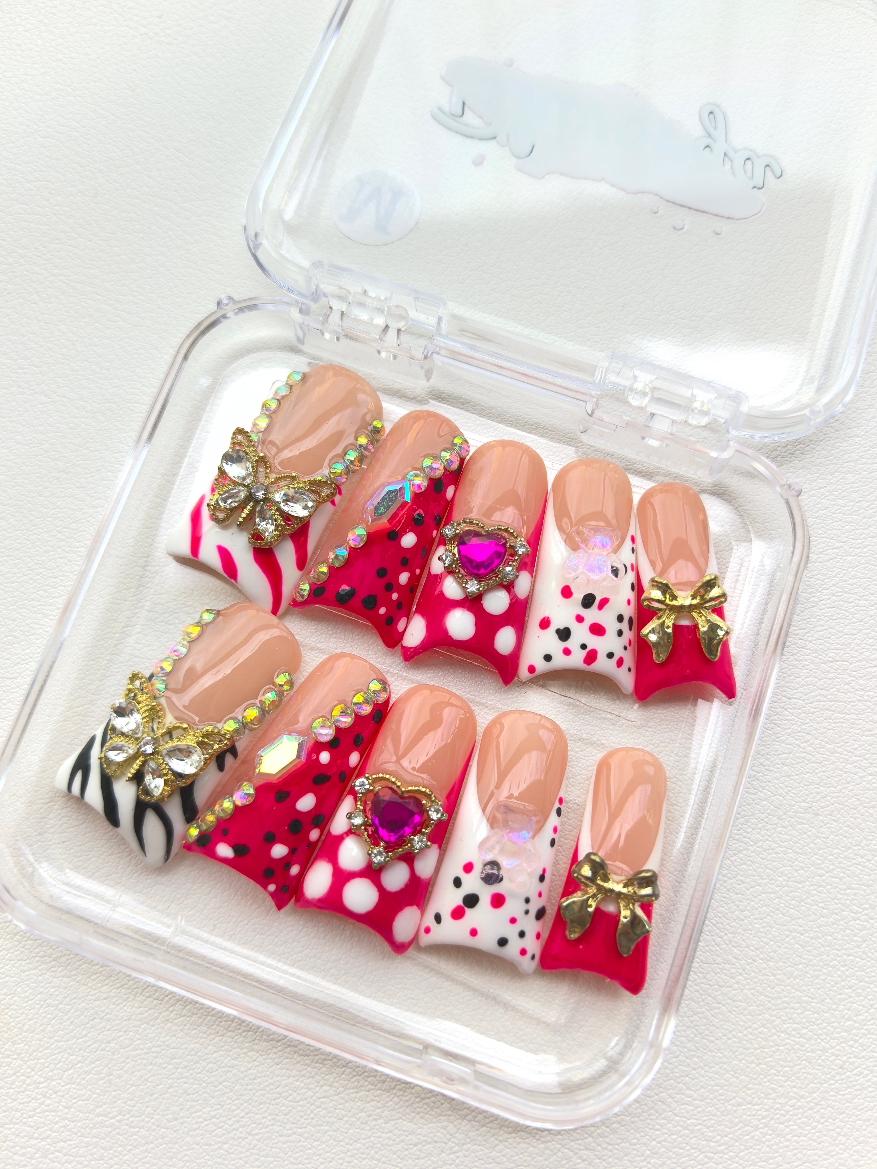 Bold Charm Decoden Nails