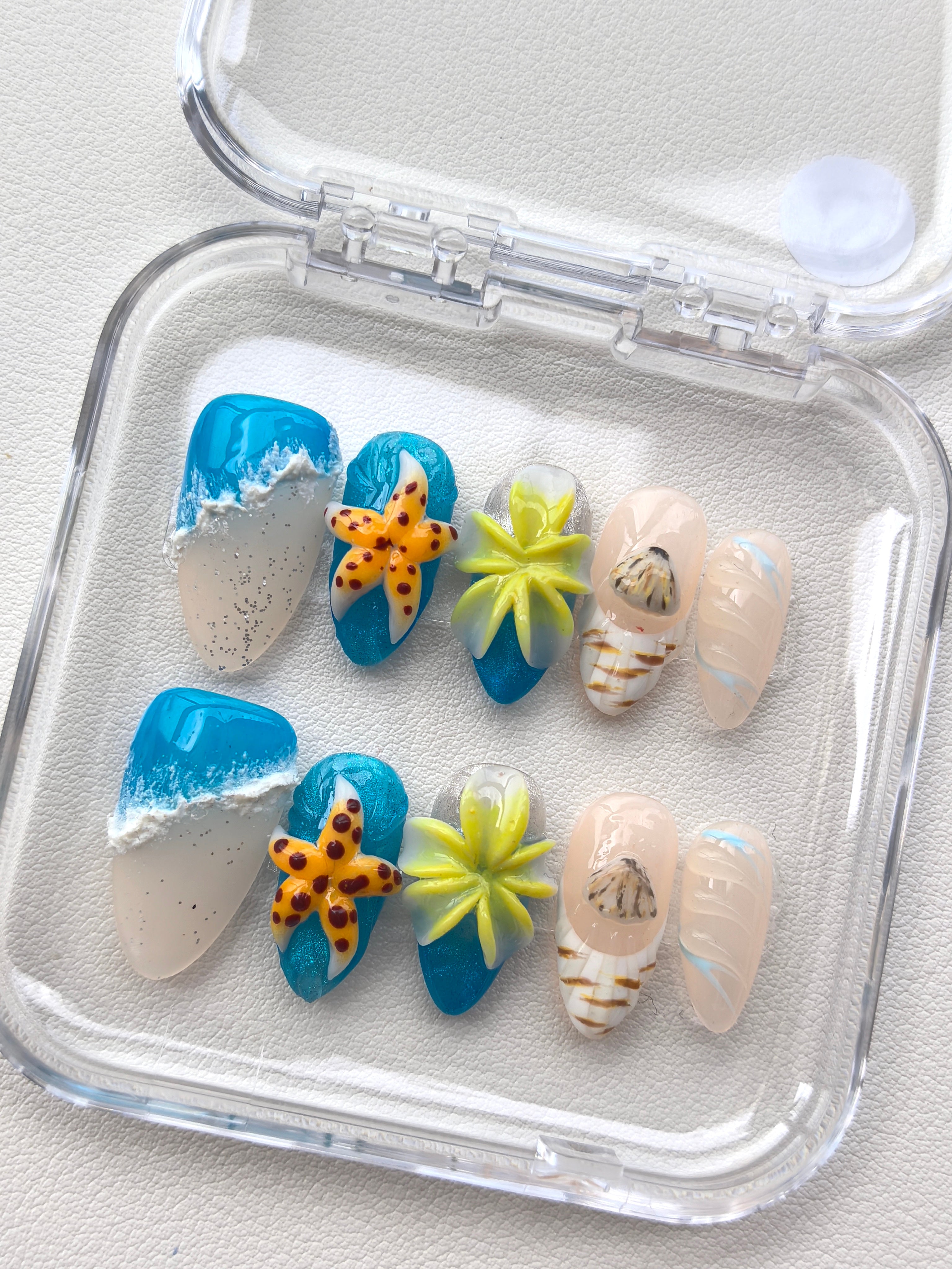 Coastal Oasis Press-On Nails