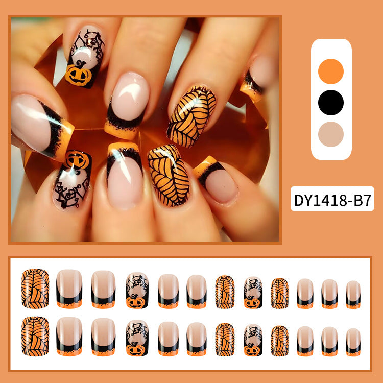 Halloween Spider Press-On Nails