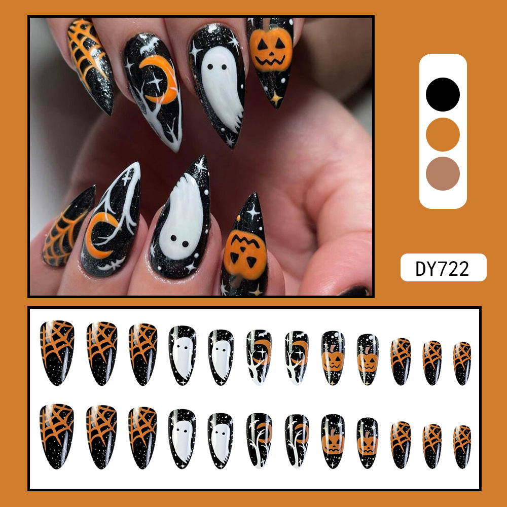 Halloween Spider Press-On Nails