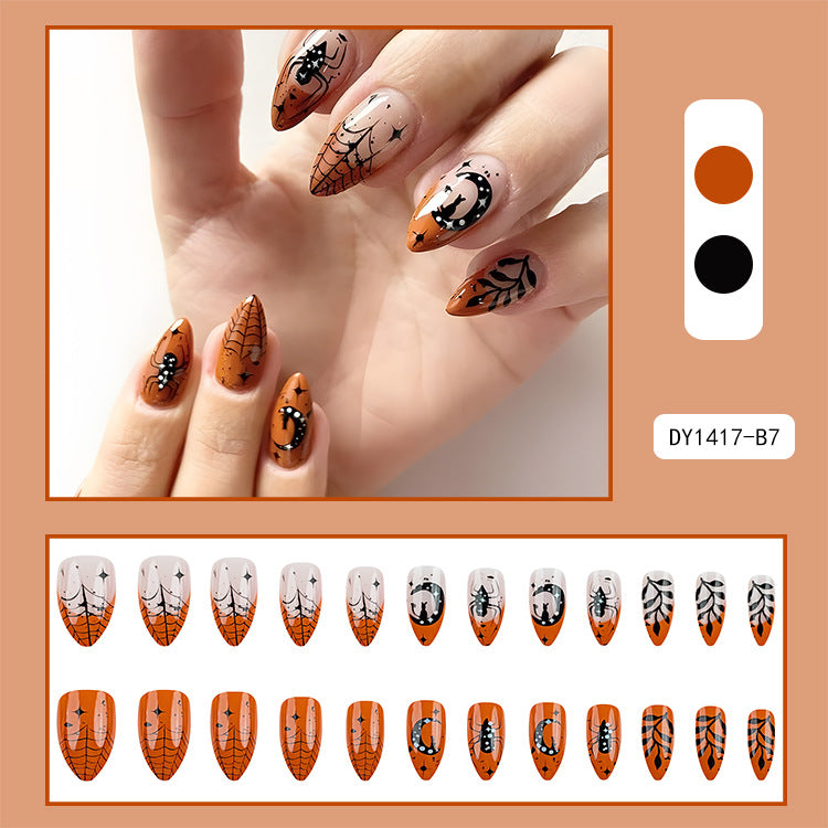 Halloween Spider Press-On Nails