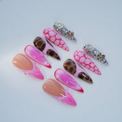 Pink - Toned Fantasy Press - On Nails