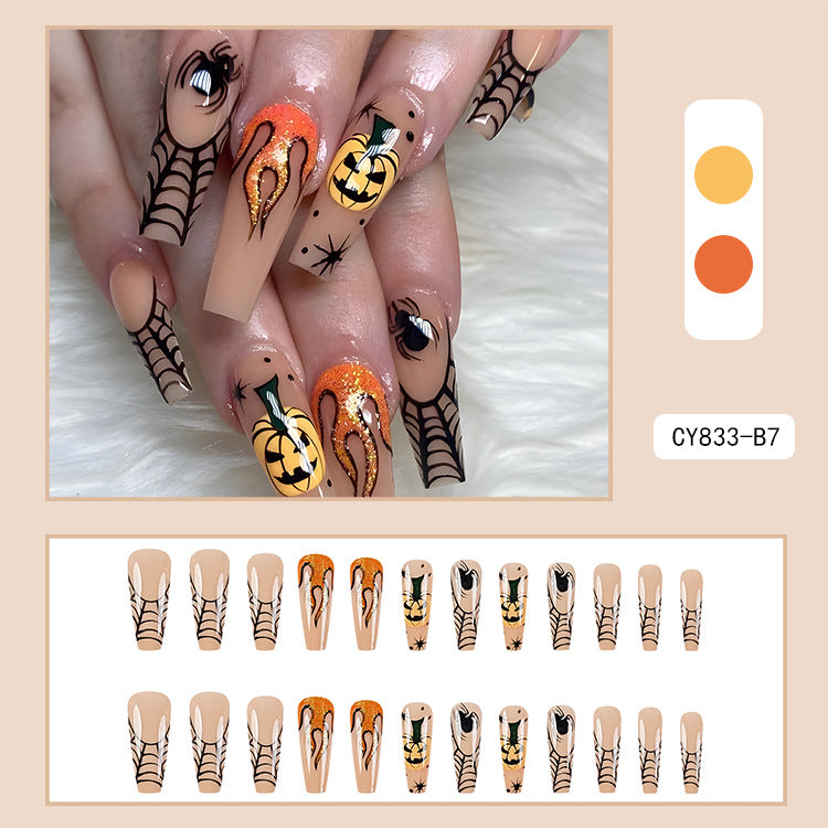 Halloween Spider Press-On Nails