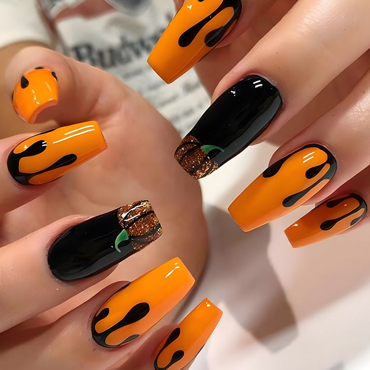 Halloween Spider Press-On Nails