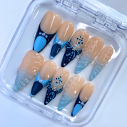 Art - Deco Oceanic Allure Press - On Nails